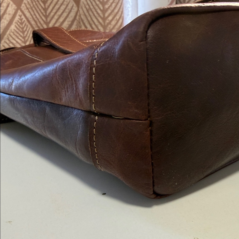 Wild West Los Angeles X Free People artisan leather tote bag - Picture 9 of 15